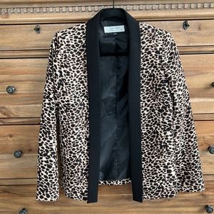 Tahari Arthur S. Levine Leopard Print Blazer